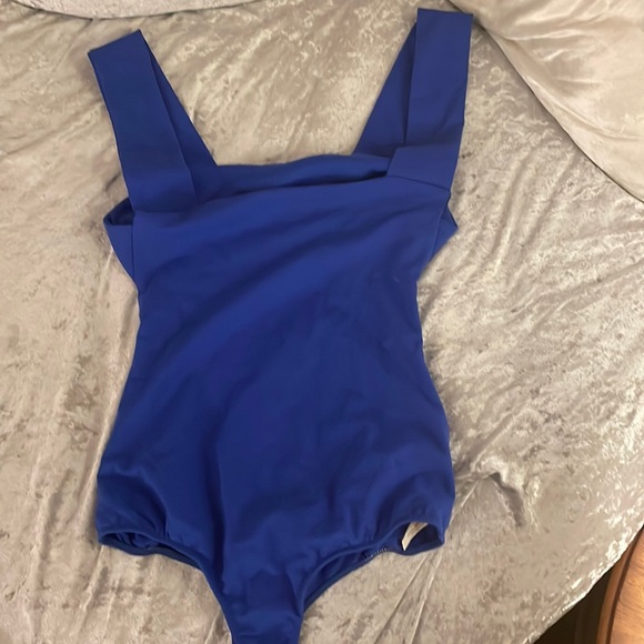 Cobalt blue free people body suit - Picture 1 of 3